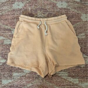 Peach AE sweat shorts